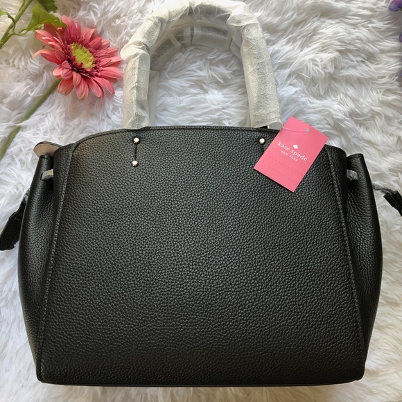 Kate Spade Tegan Medium Satchel.  NWT.  Black - Picture 6 of 10